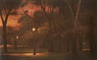 Munkacsy, Mihaly - Park Monceau at Night